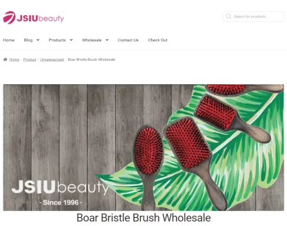 JSIU Boar Bristle Brush